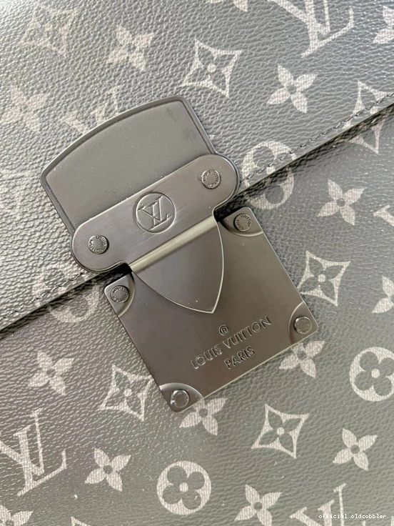 Official oldcobbler LOCK BRIEFCASE VUITTON S LOUIS 0818